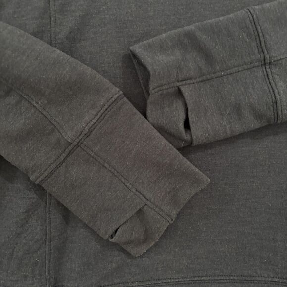 Under Armour Featherweight Slouchy Hoodie Women's Medium Gray Funnel Neck - Picture 4 of 8